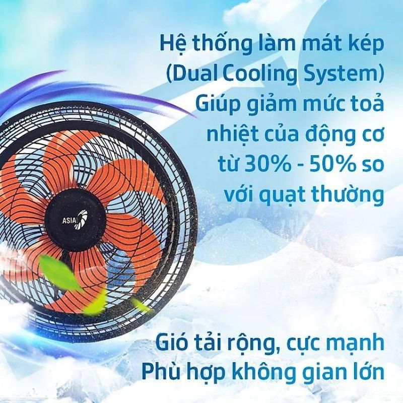 Quạt đứng Asiavina VY639891  - Hàng chính hãng