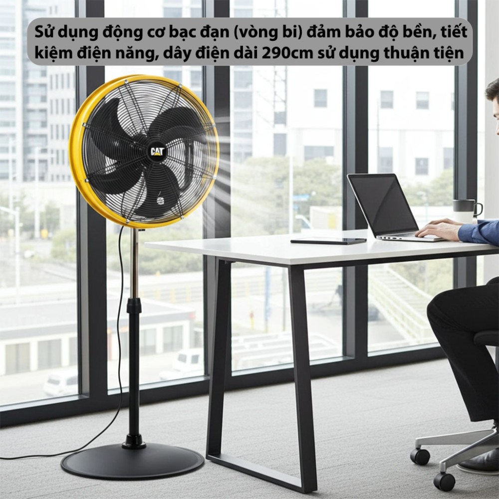 Quạt đứng công nghiệp Caterpillar HVOSF-20S (20 inch) - Hàng chính hãng