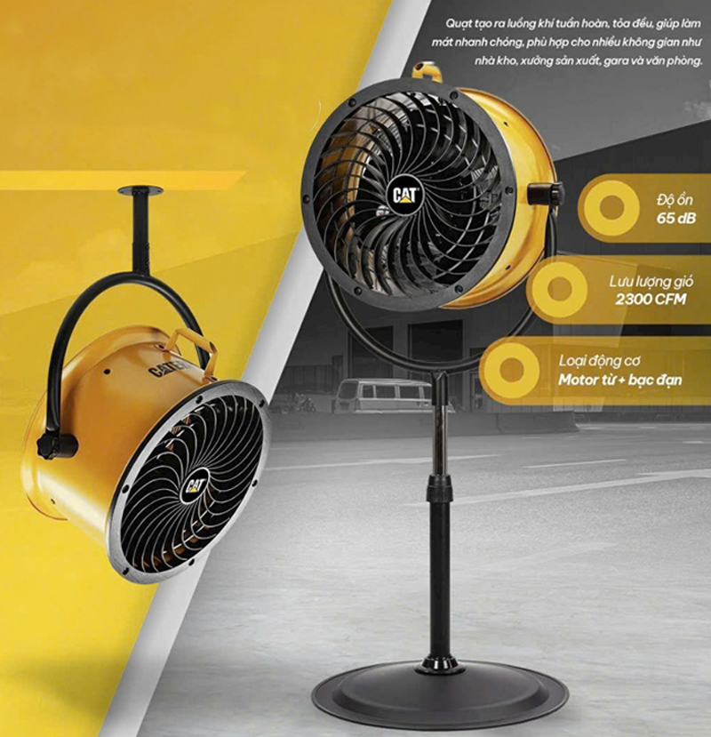 Quạt đứng công nghiệp Caterpillar HVPD-14AC - Hàng chính hãng