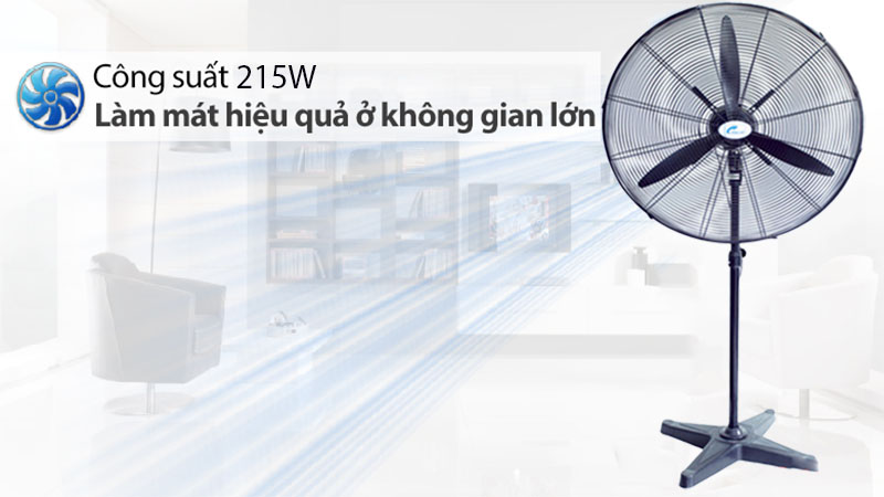 Quạt đứng công nghiệp Ching Hai HS28-ĐN3Đ - Hàng chính hãng