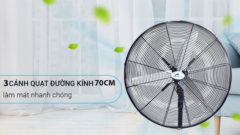 Quạt đứng công nghiệp Ching Hai HS28-ĐN3T - Hàng chính hãng
