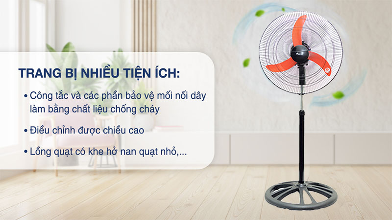 Quạt đứng công nghiệp Ching Hai HS920 - Hàng chính hãng