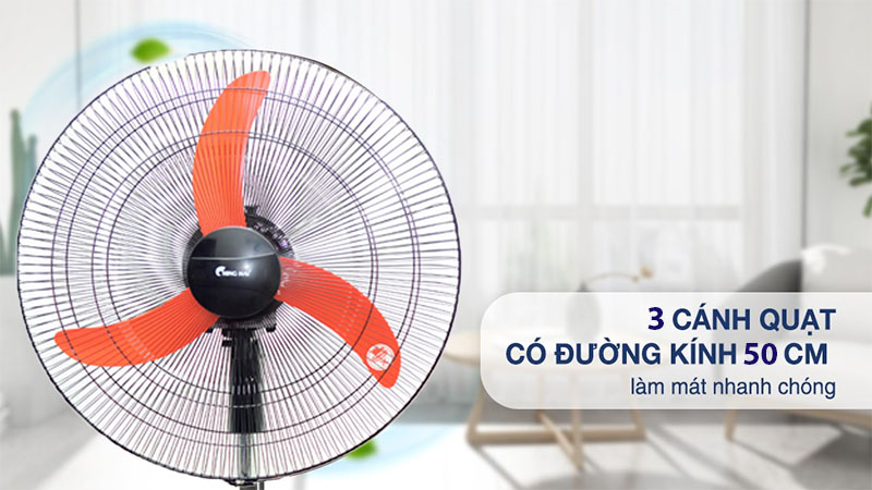 Quạt đứng công nghiệp Ching Hai HS920 - Hàng chính hãng