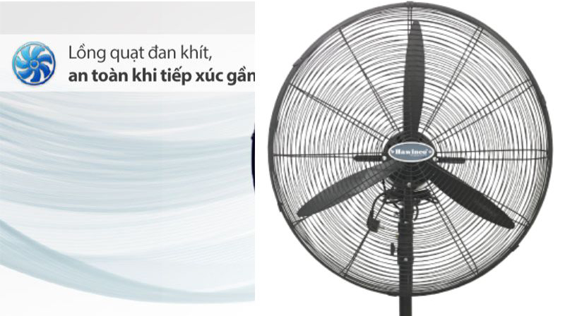 Quạt đứng công nghiệp Hawin HS650 - Hàng chính hãng