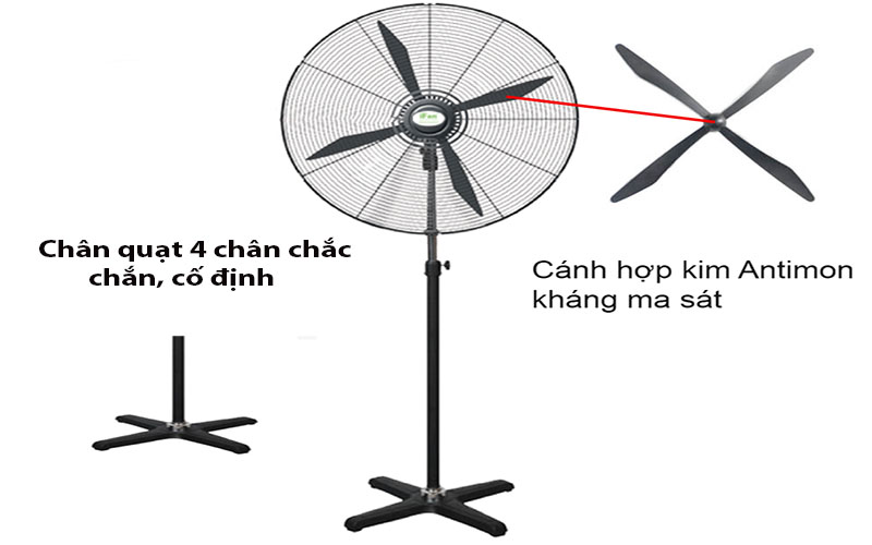 Quạt đứng công nghiệp iFan NS-50 PLUS - Hàng chính hãng