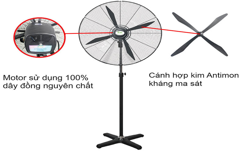 Quạt đứng công nghiệp iFan NS-75 PLUS