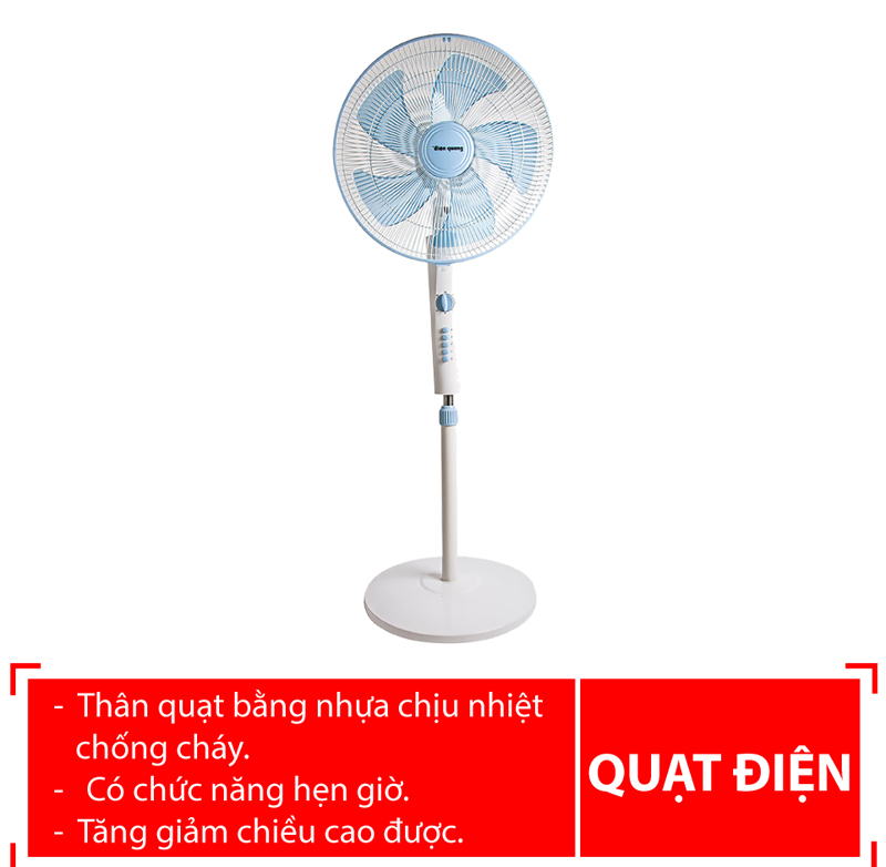 Quạt đứng Điện Quang ĐQ-ESF05W - Hàng chính hãng