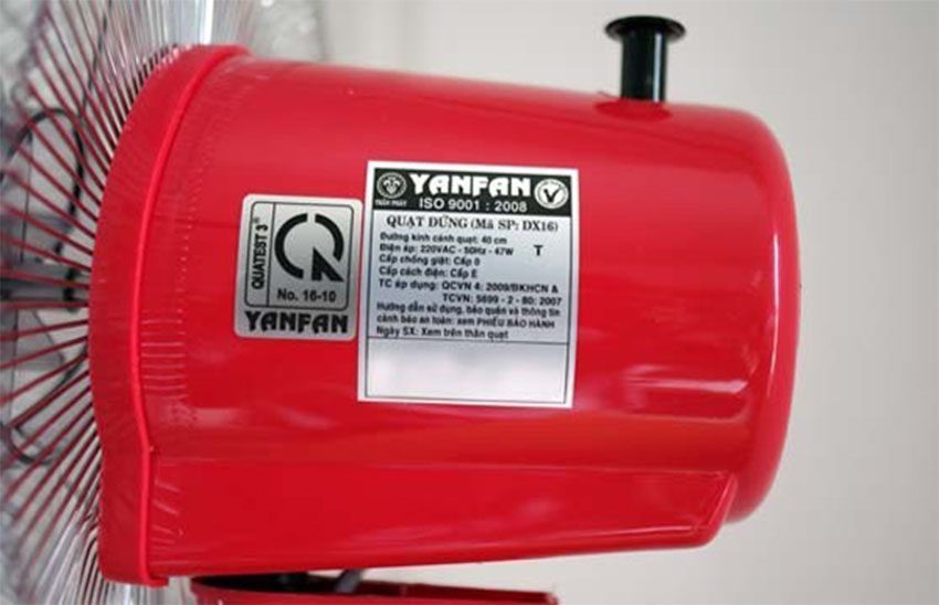 Quạt đứng YanFan lồng xi DX16 - Hàng chính hãng