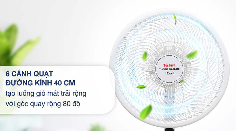 Quạt đứng Tefal 6 cánh VH689690 - Hàng chính hãng