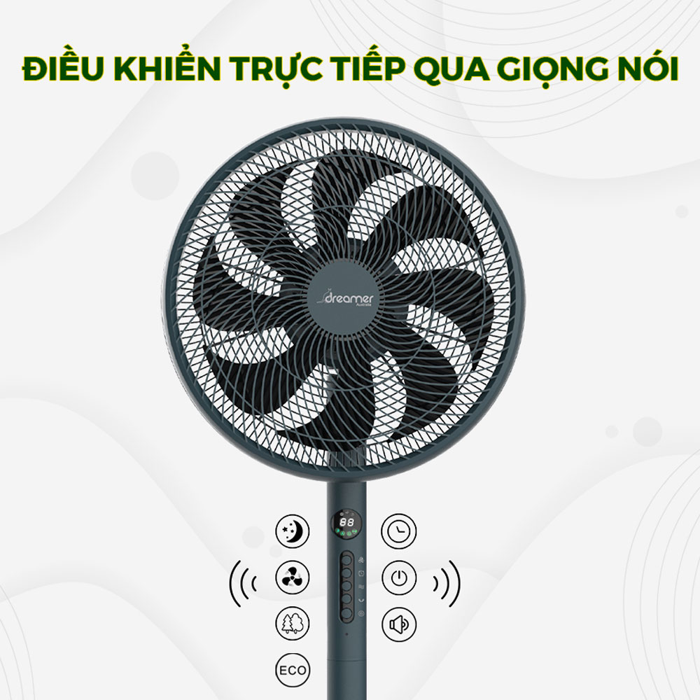 Quạt đứng thông minh Dreamer DHA-SSF136 - Hàng chính hãng