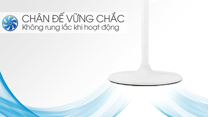 Thiết kế chân quạt của Quạt đứng xoay 360 độ Klarstein Airflex