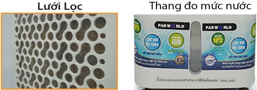 Quạt hơi nước Panworld PW-2580 - Hàng chính hãng