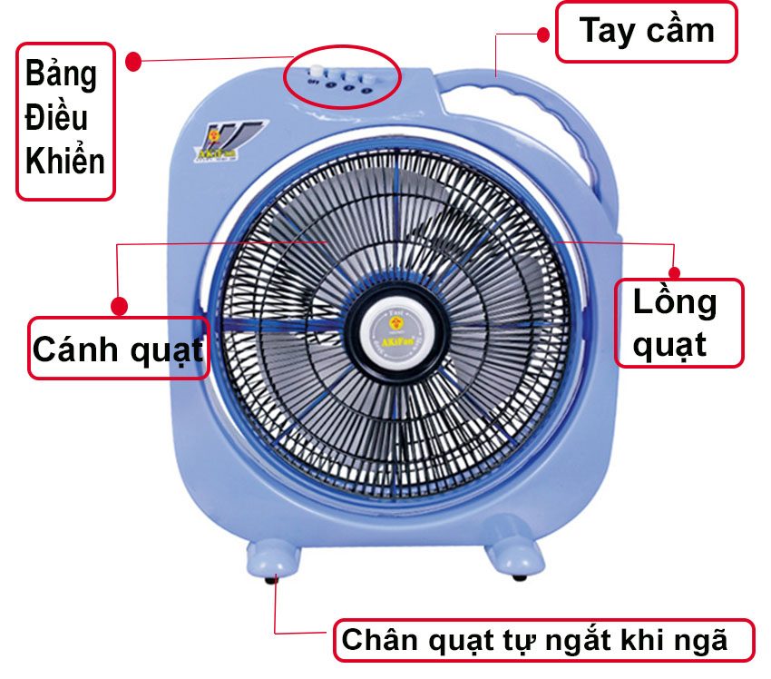 Quạt hộp AkiFan BD400 - Hàng chính hãng