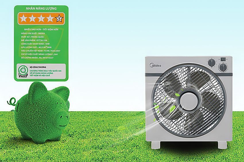 Quạt hộp Midea KYT30-15A - Hàng chính hãng