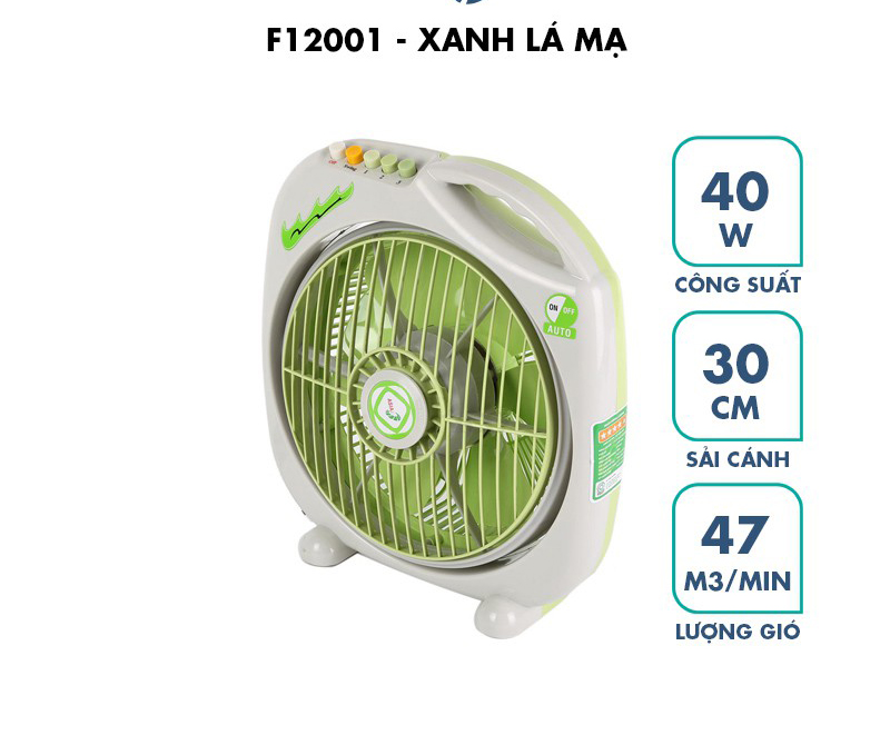 Quạt hộp Asia F12001-LV1 - Hàng chính hãng