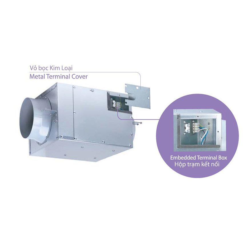 Chi tiết của quạt hút KDK 12NSB