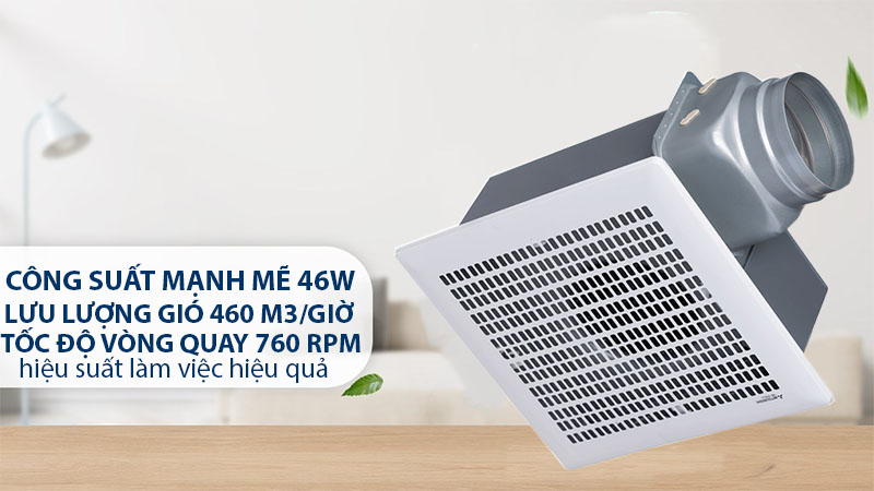 Quạt hút âm trần có ống Mitsubishi VD-20Z4T7 - Hàng chính hãng