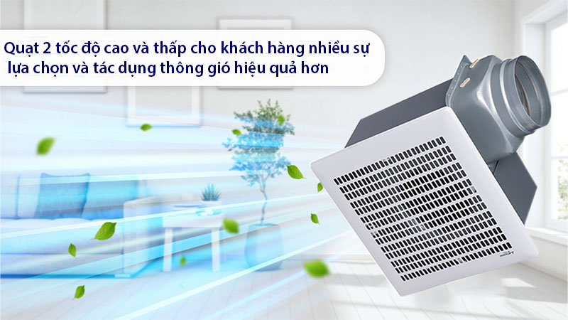 Quạt hút âm trần có ống dẫn Mitsubishi VD-23Z4T3 - Hàng chính hãng