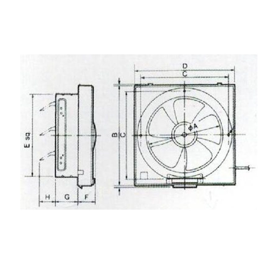 Quạt hút gắn tường dân dụng Panasonic FV-30AU9 - Hàng chính hãng