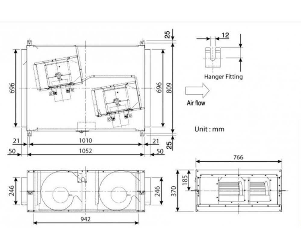 Quạt hút Cabinet Panasonic FV‑25SM3 - Hàng chính hãng