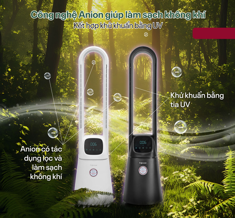 Quạt không cánh Fujihome BF065 - Hàng chính hãng