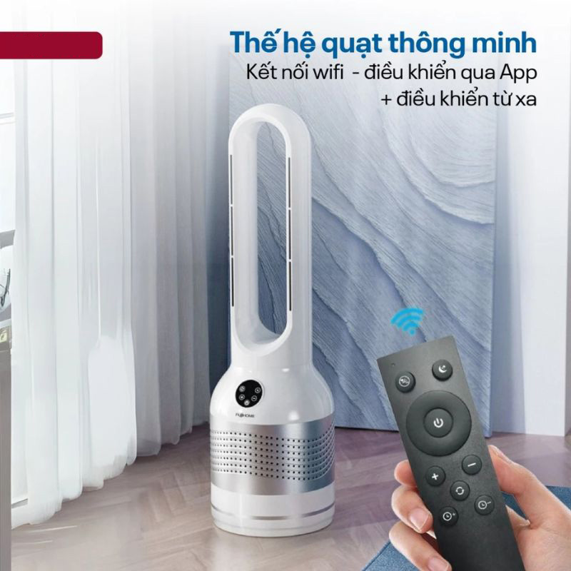 Quạt không cánh lọc không khí Fujihome BF22-HEPA - Hàng chính hãng