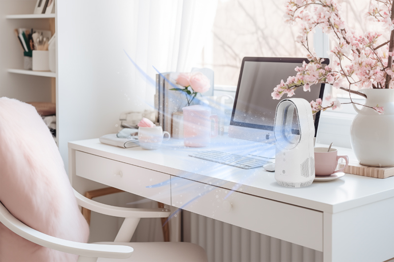 Quạt không cánh để bàn  U Ultty PETIT LIDI - Hàng chính hãng