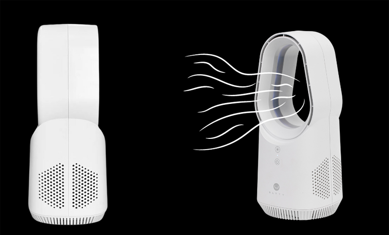 Quạt không cánh để bàn  U Ultty PETIT LIDI - Hàng chính hãng