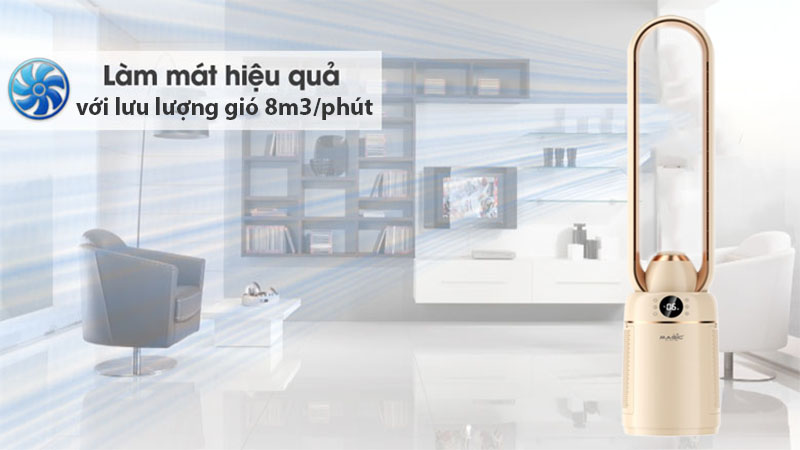 Quạt không cánh kết hợp lọc không khí Magic Eco AC-305 - Hàng chính hãng