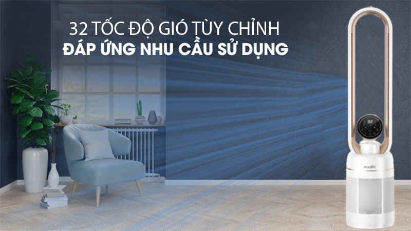 Quạt không cánh kết hợp lọc không khí Magic AC-306 - Hàng chính hãng
