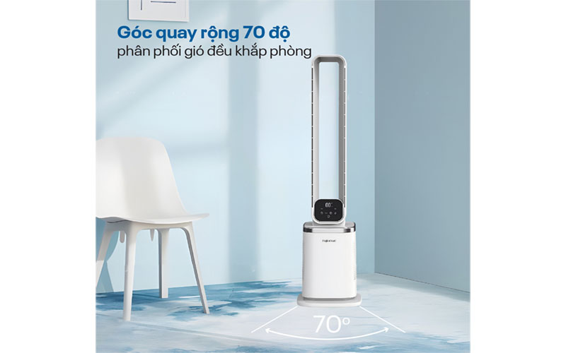 Quạt không cánh lọc không khí Hepa và ion Fujihome BF-05R-HEPA - Hàng chính hãng