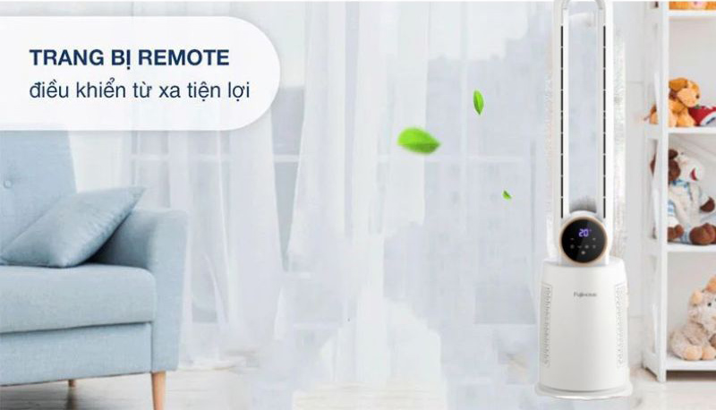 Quạt không cánh tích hợp lọc không khí Fujihome BF-03R - Hàng chính hãng