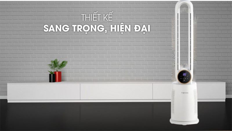 Quạt không cánh tích hợp lọc không khí Fujihome BF-03R - Hàng chính hãng
