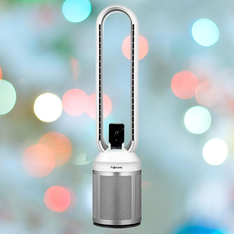 Quạt không cánh tích hợp lọc không khí Fujihome BF308DC - Hàng chính hãng