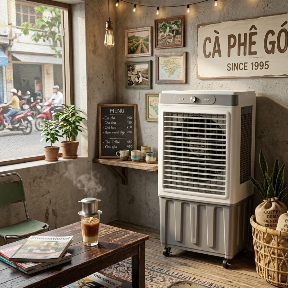 Quạt làm mát bằng hơi nước Unimax KRI-9519 - Hàng chính hãng