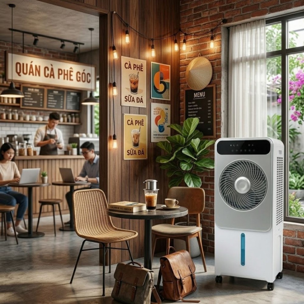 Quạt làm mát bằng hơi nước Unimax KRIV-R3473DC - Hàng chính hãng