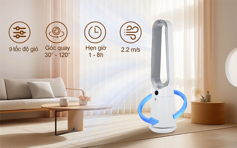 Quạt lọc không khí và khử khuẩn U Ultty LIDI - Hàng chính hãng