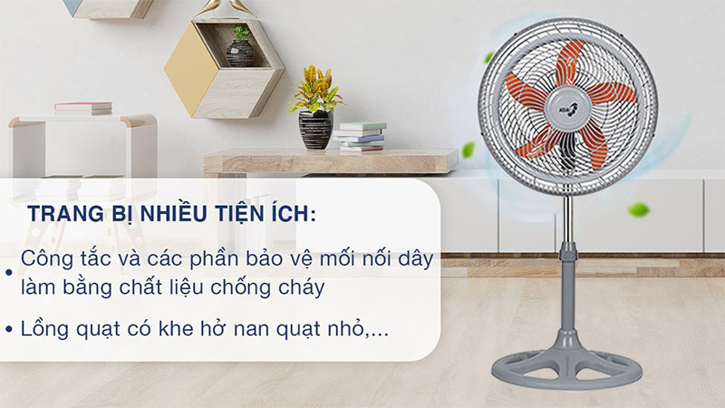 Tính năng an toàn của Quạt lửng Asia Turbo One VY618790