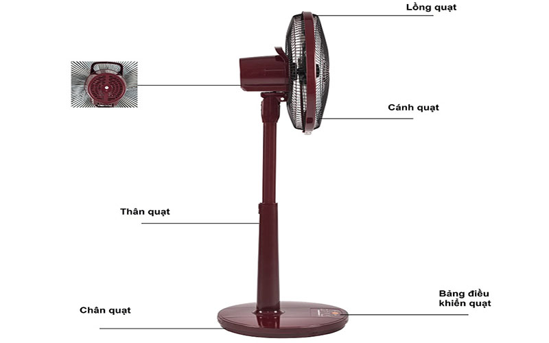 Quạt lửng Benny BF-35DC - Hàng chính hãng