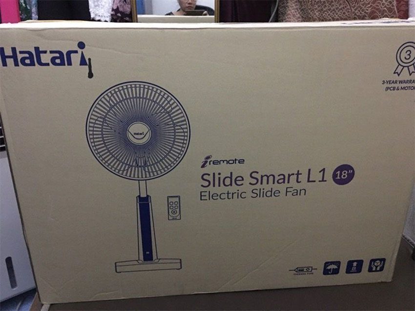 Quạt lửng Hatari SLIDE SMART L1 - Hàng chính hãng