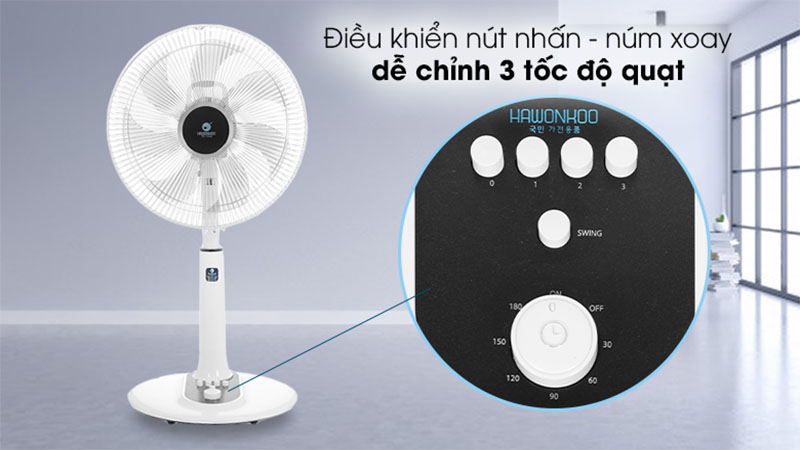 Điều khiển của Quạt lửng Hawonkoo FAH-010