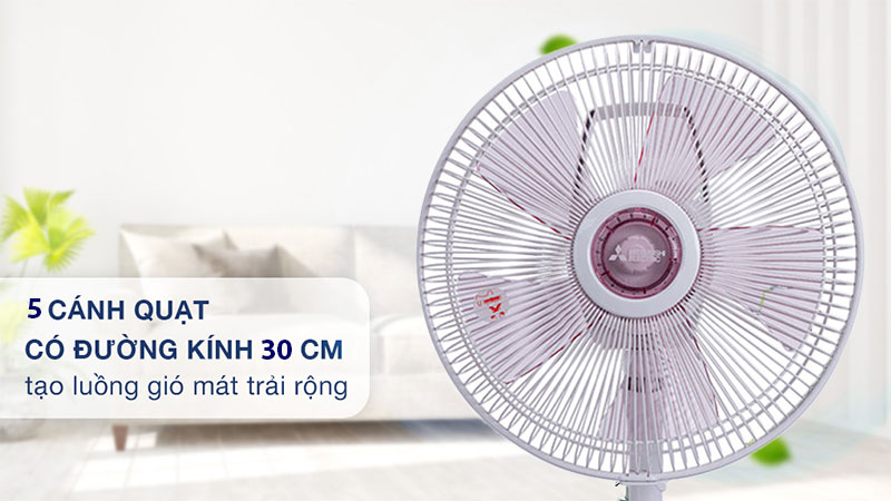 Quạt lửng Mitsubishi R30-MV PC/SK - Hàng chính hãng