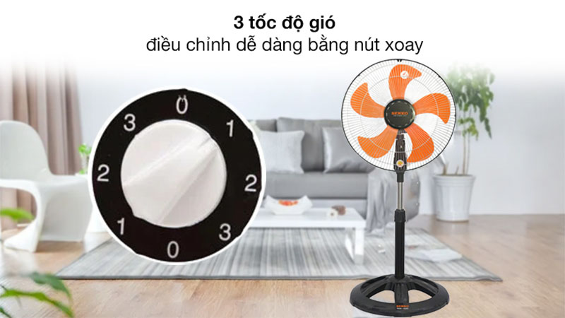 Quạt lửng Senko LTS1632 - Hàng chính hãng