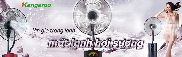 Quạt phun sương Kangaroo KG207 - Hàng chính hãng