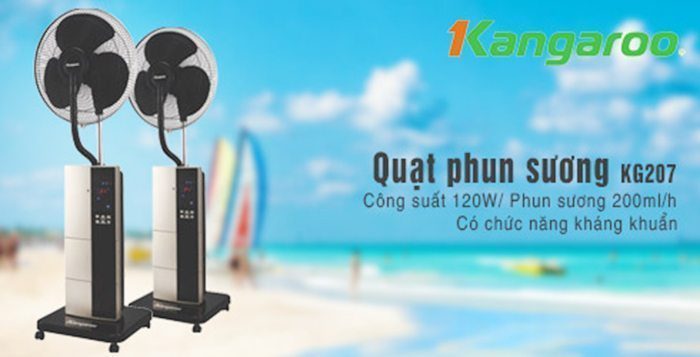 Quạt phun sương Kangaroo KG207 - Hàng chính hãng