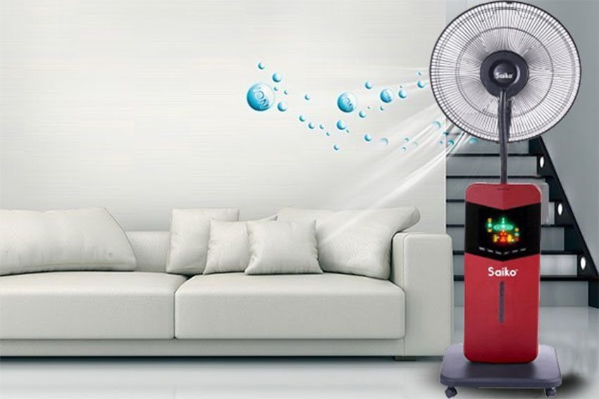 Chức năng tạo ion của Quạt phun sương Saiko MF-998H