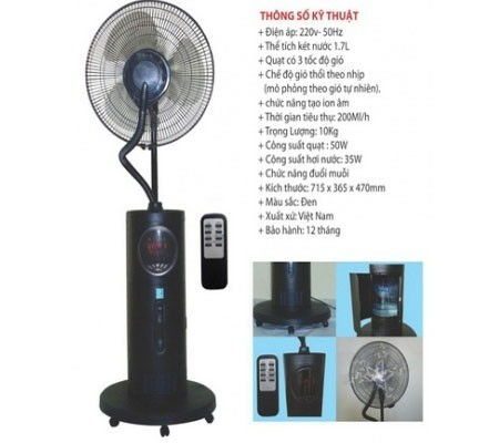 Quạt phun sương Trường Thọ BA2015 - Công suất 50W