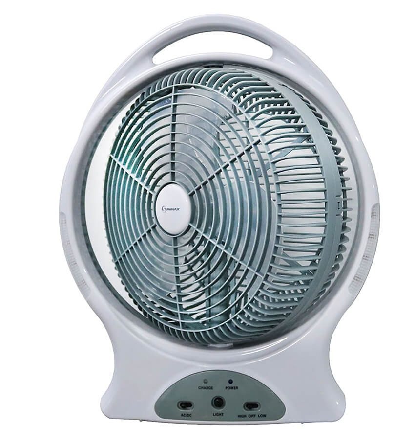 Quạt sạc để bàn Sunmax GFR12B2 - Hàng chính hãng