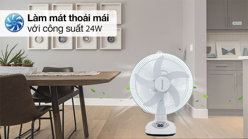 Quạt sạc điện Kangaroo KG735 - Hàng chính hãng