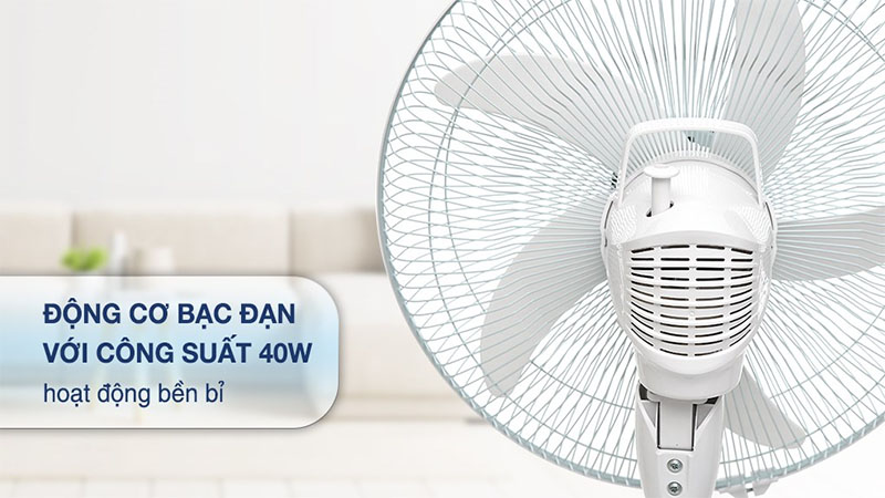 Động cơ và công suất của Quạt sạc điện Kangaroo KG738